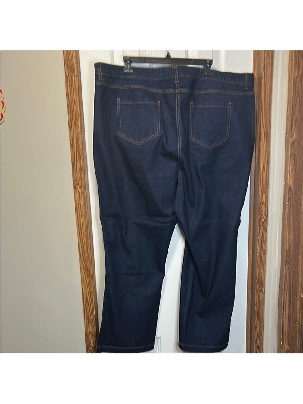 Avon Dark Blue Boot Cut Jeans Elastic Lined Waistband 22W NWOT - Picture 5 of 6
